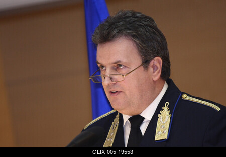 Parancsnoki évértékelő az ORFK-n-stock-foto