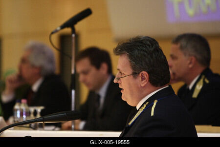 Parancsnoki évértékelő az ORFK-n-stock-foto