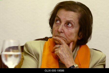 Ormos Mária és Krausz Tamás előadása-stock-foto