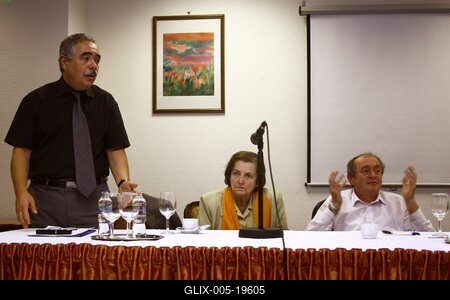 Ormos Mária és Krausz Tamás előadása-stock-foto