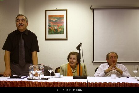 Ormos Mária és Krausz Tamás előadása-stock-foto