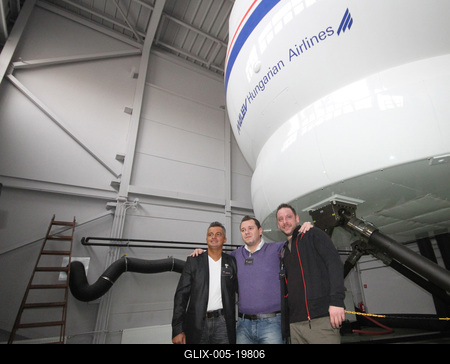 Pilótaoktatás sztárokkal-stock-foto