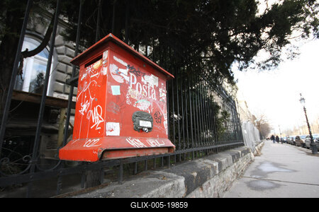 Postaláda-stock-foto