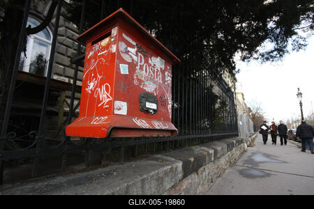 Postaláda-stock-foto