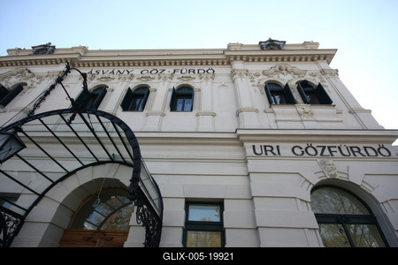 Építkezés a Rácz Fürdőnél-stock-foto