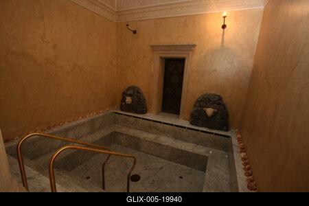 Építkezés a Rácz Fürdőnél-stock-foto