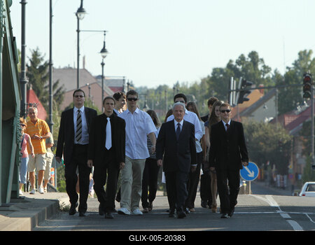 Sólyom László Révkomáromban-stock-foto