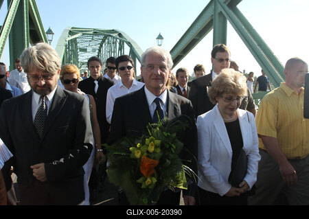 Sólyom László Révkomáromban-stock-foto