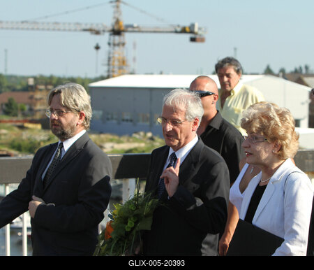 Sólyom László Révkomáromban-stock-foto