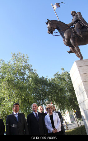 Sólyom László Révkomáromban-stock-foto