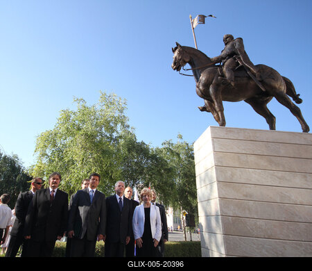 Sólyom László Révkomáromban-stock-foto