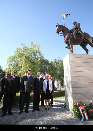 Sólyom László Révkomáromban-stock-foto
