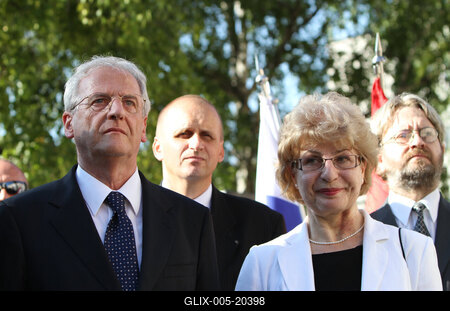 Sólyom László Révkomáromban-stock-foto