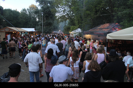 Sziget Fesztivál 2010-stock-foto