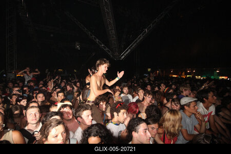 Sziget Fesztivál 2010 - 1. nap-stock-foto