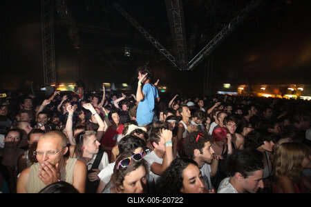 Sziget Fesztivál 2010 - 1. nap-stock-foto