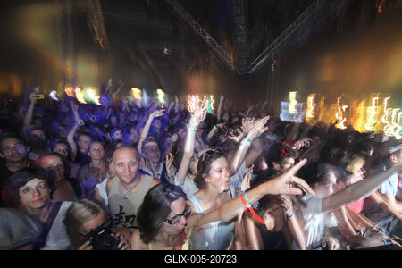 Sziget Fesztivál 2010 - 1. nap-stock-foto