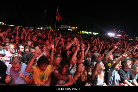 Sziget Fesztivál 2010 - 2. nap-stock-foto