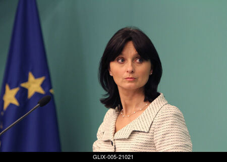 Reptéri biztonság - sajtótájékozttó-stock-foto