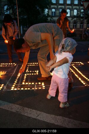 Tüntetés a Kínai Népköztársaság Nagykövetsége előtt-stock-foto