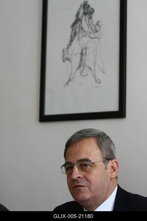 Tőkés László püspök sajtótájékoztatója-stock-foto