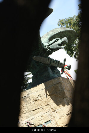 Turulszobor a XII. kerületben-stock-foto