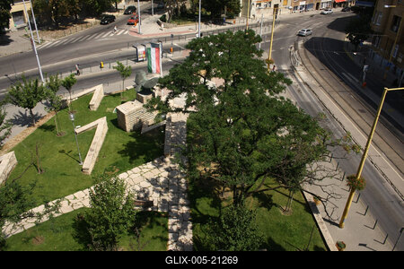 Turulszobor a XII. kerületben-stock-foto