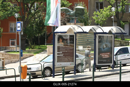 Turulszobor a XII. kerületben-stock-foto