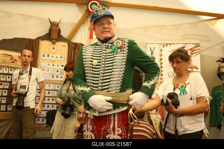 A Nemzeti Vágta 2009 sajtótájékoztatója-stock-foto