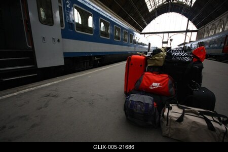Vasutassztrájk Budapesten-stock-foto