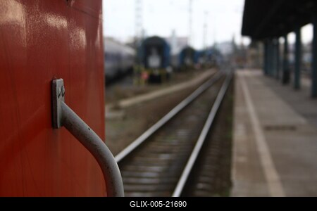 Vasutassztrájk Budapesten-stock-foto