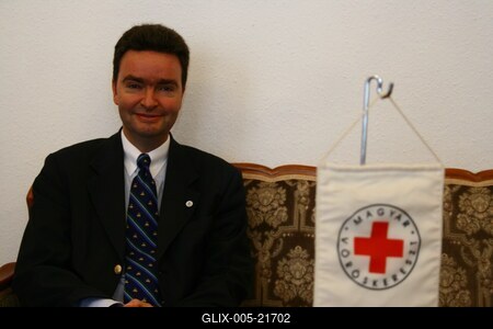 A Magyar Vöröskereszt rendkívüli véradást szervez székházában.-stock-foto