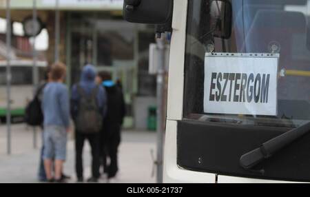 Vértes Volán - Esztergom-stock-foto