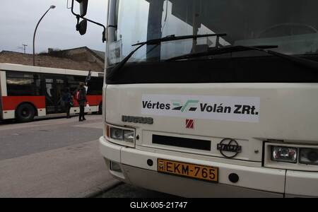 Vértes Volán - Esztergom-stock-foto