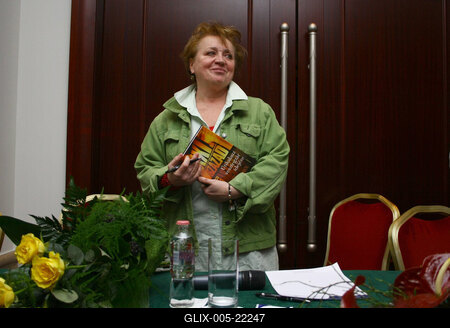 XXI. század könyvbemutató-stock-foto