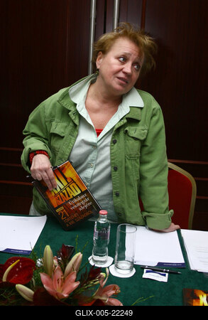 XXI. század könyvbemutató-stock-foto