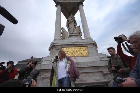 Zarándoklat Esztergomért-stock-foto