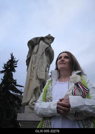 Zarándoklat Esztergomért-stock-foto