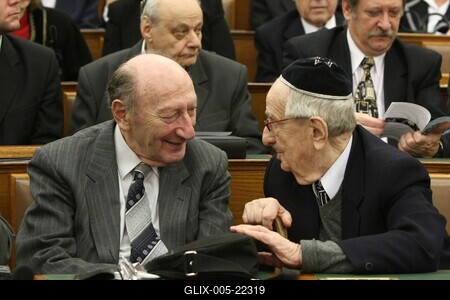 Magyar-zsidó együttélés. Együtt a Közös jövőért-stock-foto