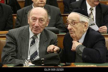 Magyar-zsidó együttélés. Együtt a Közös jövőért-stock-foto