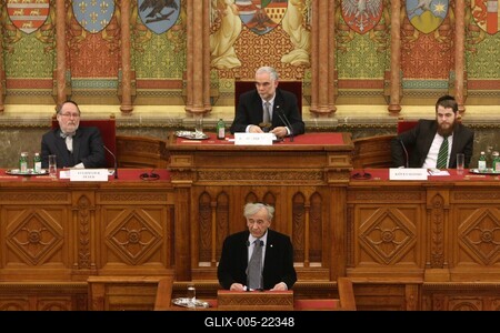 Magyar-zsidó együttélés. Együtt a Közös jövőért-stock-foto