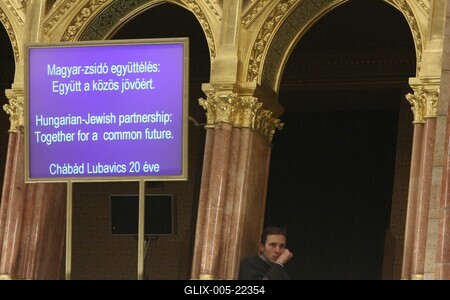 Magyar-zsidó együttélés. Együtt a Közös jövőért-stock-foto