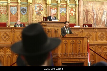 Magyar-zsidó együttélés. Együtt a Közös jövőért-stock-foto