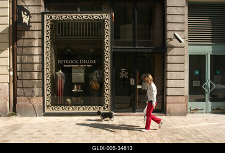 Retrock Deluxe üzlet-stock-foto