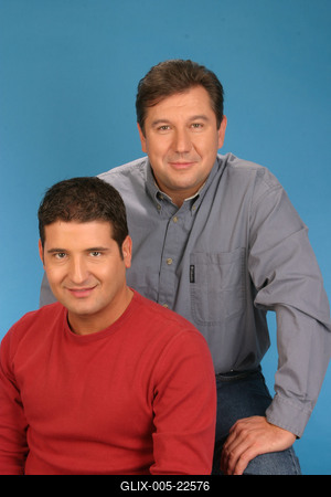 Hajdú Péter és Dömsödi Gábor-stock-foto