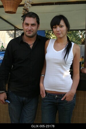 Árpa Attila és Ambrus Titanilla-stock-foto