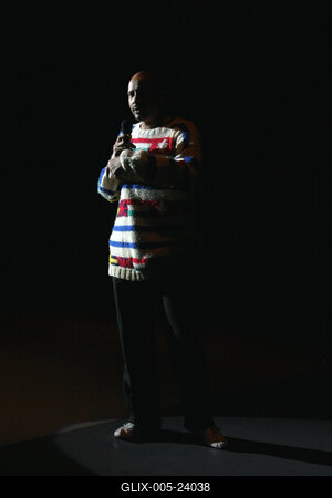 Budapest, 2009.05.12.
Lars von Trier - Christian Lollike: Dogville című darabjának bemutatója a Bárka Színházban Anger Zsolt rendezésésben.

A képen: Kálid Artúr-stock-foto