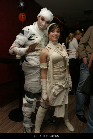 Halloween parti Barátok közt-stock-foto