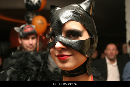 Halloween parti Barátok közt-stock-foto