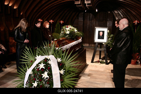 Bessenyei Ferenc temetése-stock-foto